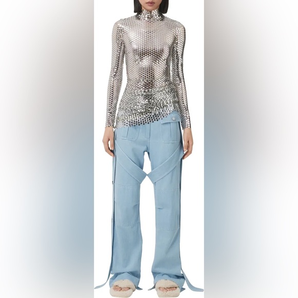 Burberry Amelia Detachable Strap Cargo Jeans